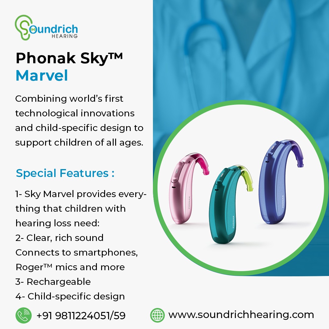 Sky Marvel hearing aid for kids