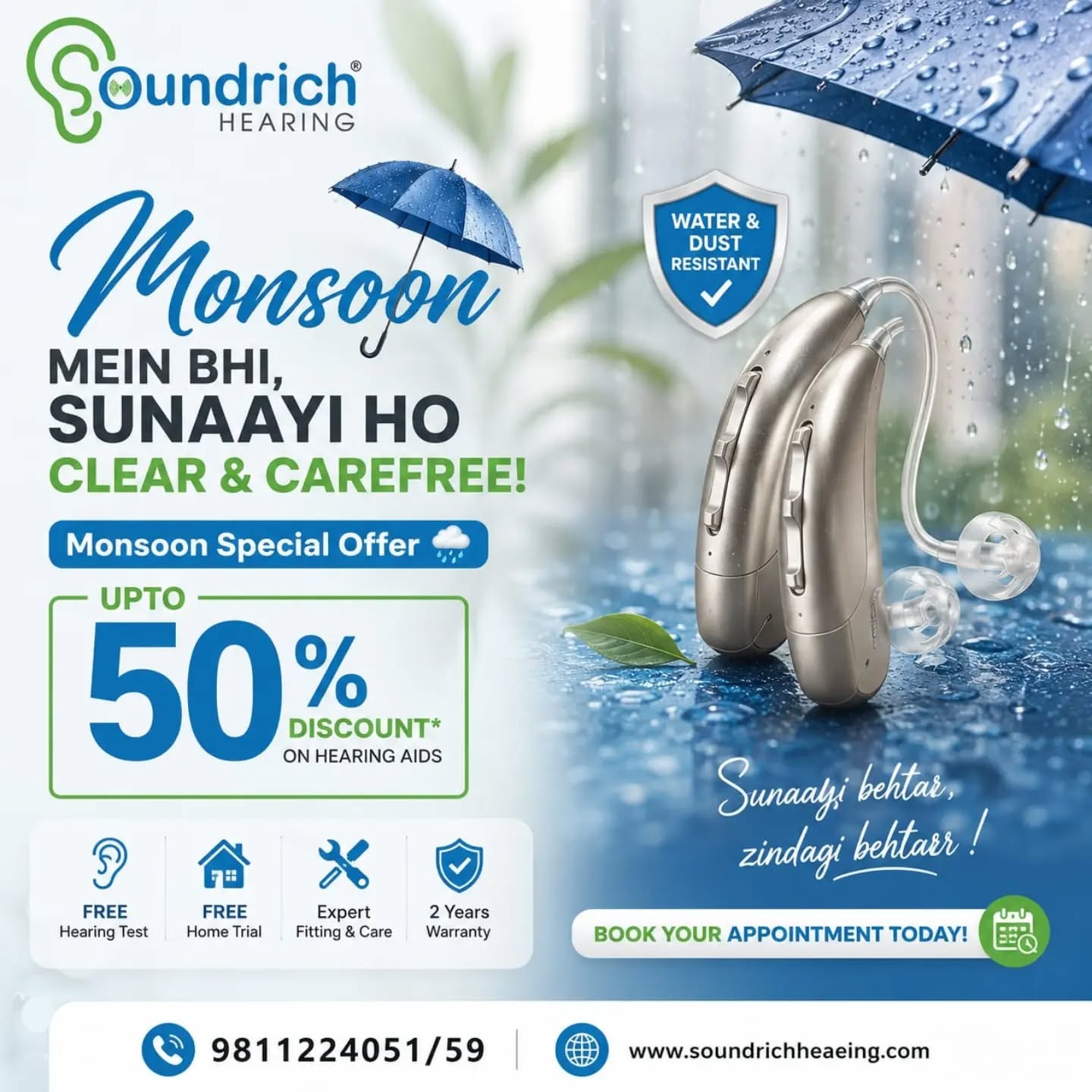 Protecting Hearing Aids During Monsoon